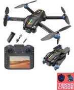 Resim beboncool C28S Çift Kamera 4K HD Kamera LCD Kumandalı 20DK Uçuş 1000M Mesafe Katlanır Drone 