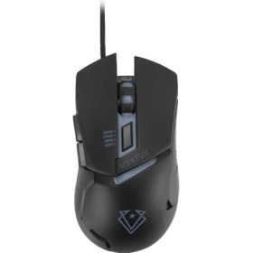 Resim Vertux Dominator Siyah - Oyuncu Mouse Hızlı Tepkili Ergonomik LED 3200 Dpı Kablolu 