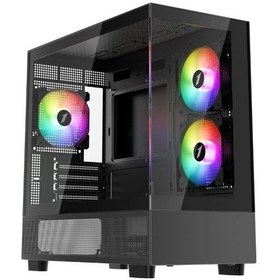 Resim 1st Player Mıku Mi5 Siyah 750w 80+ Atx 3.1 Sılver Argb 6x12cm Fan Temperli Cam Usb 3.0 M-atx Kasa 