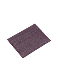 Resim West Polo Hakiki Deri Bol Kartlıklı Unisex Kartlık Wpt041 MÜRDÜM Mürdüm 