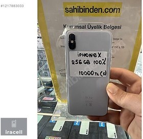 Resim Apple iPhone X İkinci El TR | 256 GB | Beyaz 