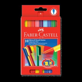 Resim Faber-Castell Eğlenceli Keçeli Boya Kalemi 10 Renk 5068 111500 