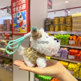 Resim Silver1 Karikatür Küçük Hediye Peluş Bebek Kolye Anahtarlık Çanta Kolye Aksesuarları (Yurt Dışından) 