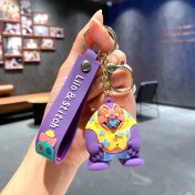 Resim OIMG Yeni Çizgi Film Animasyon Stitch Serisi Yumuşak Kauçuk Anahtarlık Bebek Çantası Kolye Anahtarlık Küçük Hediye (Yurt Dışından) 