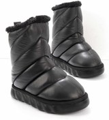 Resim Bambi Siyah Hakiki Deri Kadın Bot & Bootie K02183102503 