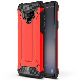 Resim Microsonic Samsung Galaxy Note 9 Kılıf Rugged Armor Kırmızı 