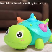 Resim 1 adet Karikatür Müzik Kaplumbağa Oyuncak Müzik ve Ses ile, Ayarlanabilir Ses, Çoklu Oyun Modları, Toprak Dışı Kuyruklama, Etkileşimli Öğrenme Aktivitesi için, Dayanıklı ABS Malzeme, Piller Dahil Değil, Kaplumbağa Oyuncak, Duyusal Gelişim, Canlı Renkler, Kolay Tutuşlu Kollar 
