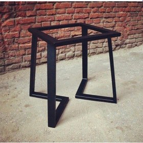 Resim Metal Sehpa Ayağı Orta Sehpa Ayağı Ahşap Kütük Sehpa Ayağı 