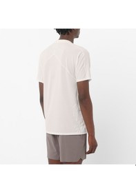 Resim Salomon Sense Aero Gfx Erkek Koşu Tişört Whisper White Lc2700100 Beyaz 