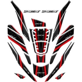 Resim Genel Markalar Honda Pcx 2021 Uyumlu Tank Pad Set 002 