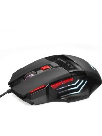 Resim Xnews Dark Elite Force Dpı Ayarlanabilir Aydınlatmalı USB Oyuncu Mouse 