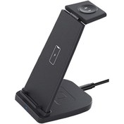 Resim Butu B12 Telefon 3 In1 Arada Kablosuz Şarj Cihazı 