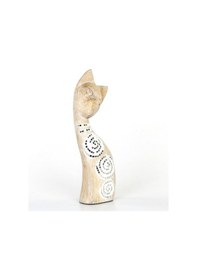 Resim Euro Flora Ahşap Kedi Biblosu 14,5X8,5X45,5 Cm 
