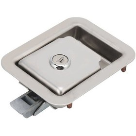 Resim Fortunelane Stainless Steel 2-key Lock, For Steel Cabinets & Electrical Cabinets, Corrosion-resistant & Secure 