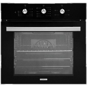 Resim Luxell Siyah Cam Kristal Turbo Ankastre Fırın (LUX.3006B620STR08) 