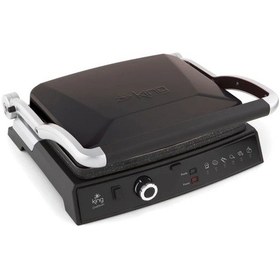 Resim King K462S 2000 W Grill Master Siyah Izgara Ve Tost Makinesi 