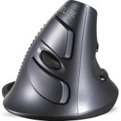 Resim Monozone Delux Ergonomik Dikey Mouse Ofis Oyun Bilek Destekli 1600DPI Optik Vertikal Kablosuz Mouse 