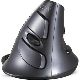 Resim Monozone Delux Ergonomik Dikey Mouse Ofis Oyun Bilek Destekli 1600DPI Optik Vertikal Kablosuz Mouse 