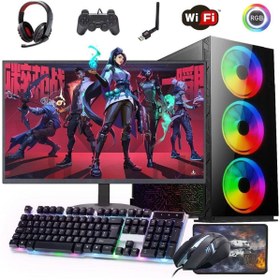 Resim I5 12400F 16GB 480GB SSD 1TB HDD 6GB GTX1660S 24" Monitörlü (Gaming SET) Rogame