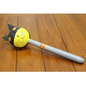 Resim byzm Ahşap Kedili Batman Marakas Tekli Polos:25 