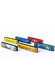 Resim TTT Desenli Metal Mızıka 