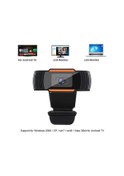 Resim Webcam 1080P Dahili Mikrofon Dönebilen Usb Fişli Kamera 