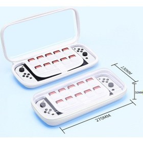 Resim Flybuy Nintendo Switch Şeffaf Koruyucu Kılıf Mor, Pc+eva, Su Geçirmez, Düşme Önleyici 