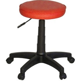 Resim Türksit Amortisörlü Tabure Deri Turuncu 