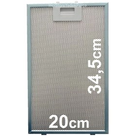 Resim Arçelik Beko Hca 62640 B Ankastre Davlumbaz Aspiratör Alüminyum Yağ Süzgeç Tel Kaset Filtre 9197059799 