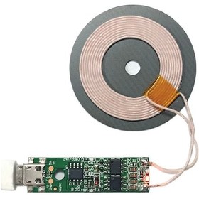 Resim Kablosuz Şarj Modülü 5w 1a Mobil Akıllı Telefon Oyuncak Pil Şarj Transmiter Micro Usb Samsung Uyumlu 