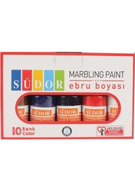 Resim Südor Ebru Boyası 10 Renk Karışık Sd890 