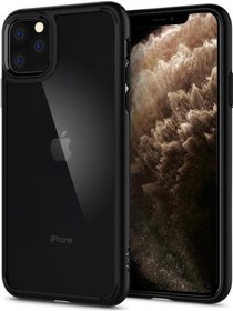 Resim Spigen iPhone 11 Pro İle Uyumlu Kılıf Ultra Hybrid Matte Black 