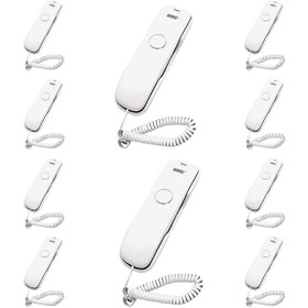 Resim Genel Markalar 10 Adet Beyaz Tm902 Duvar Telefonu 