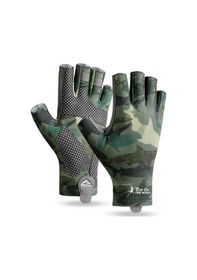 Resim Vkemall Eldivenler Balıkçılık Eldivenleri Erkek Kadın Parmaksız Eldivenler Kayak Kürek Çekme Kano T 