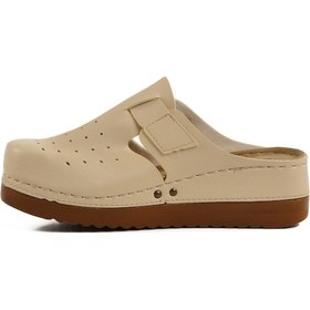 Resim Aspor Bej Anatomik Unisex Sabo Terlik Çok Renkli 