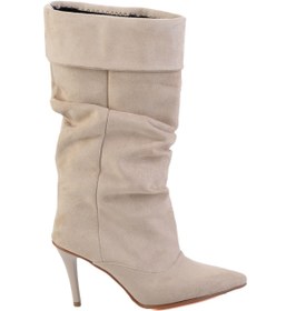 Resim Bambi Bej Kadın Çizme K03678062072 