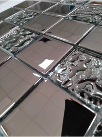 Resim MozaiKristaL Mutfak Tezgah Arası Ve Iç Dekorasyon Için 48x48x6 Mm Cam Seramik. ( 1 Koli = 1 M2 Fiyatıdır ) 