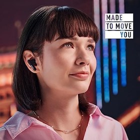 Resim Panasonic RZ-B110WDE-K Kablosuz Kulaklık, Bluetooth 5.3, Entegre Mikrofonlu, XBS, 26 Saate Kadar Pil Ömrü, Şarj Kılıflı, Siyah 