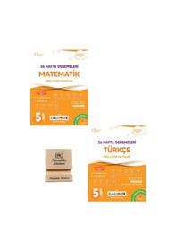 Resim Okyanus 5. Sınıf Classmate Matematik Ve Türkçe 36 Hafta Denemeleri + Telefon Standı 