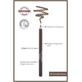 Resim Alix Avien Uzun Süre Kalıcı Belirginleştirici Şekillendirici Kahve Kaş Kalemi Brow Liner 153 Chocolate Brown 