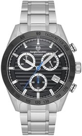 Resim Sergio Tacchini ST.1.10420-4 Çelik Kordon Beyaz Erkek Kol Saati 