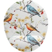 Resim Mena Rise Iyi Fikirler Kuş Desenli Bilek Destekli Mouse Pad 