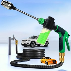 Resim Ev Kullanımı İçin Yüksek Basınçlı Araba Yıkama Tabancası, Bahçe Sulama Çiçek Suyu Tabancası, Tekne ve Yatlar İçin Kabin Temizleme Malzemeleri, Mutfak Tuvalet Yatak Odası Patio Temizleme Aracı Deniz Temizliği Bahçe Hortumu Nozulu Uzun Çubuk Nozulu Zemin Temizleme Aracı Yıkama Aleti Bahçe Çim Sulama Aracı Köpek Yıkama Aracı 