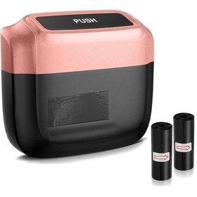 Resim Hightower Rose Red Kare Araba Çöp Kutusu - Dayanıklı Abs Plastik, Kolay Erişim & Tasarruf 