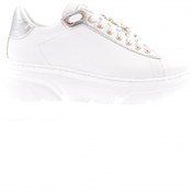 Resim Dgn Kadın Kalın Taban Arı Tokalı Sneakers Ayakkabı Beyaz 15299633118 