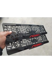 Resim Fiat Egea Uyumlu Kabartma Yazılı Takmatik Mat Pleksi Plakalık 2 Adet 3d Piano Black 