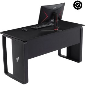 Resim Stepgamer Amiral RS7 Profesyonel Oyuncu Masası – 18mm Siyah Melamin, RGB LED, Kulaklık Aparatlı, 67x138 cm, Çelik Ayaklı, 75 cm 