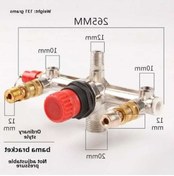 Resim Besthome1 Barma Tipi Sıvıya İhtiyaçsız Hava Motoru Aksesuarı, Sessiz Emniyet Valfi Stand 