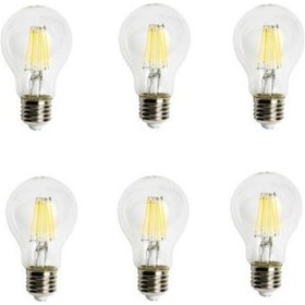 Resim Cata 8w Led Edison Ampul Günışığı Ct-4217g -6'lı- 