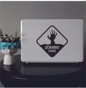 Resim Zombie Zone Laptop Sticker 